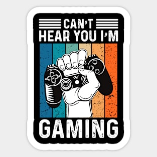 Cant Hear you Sticker